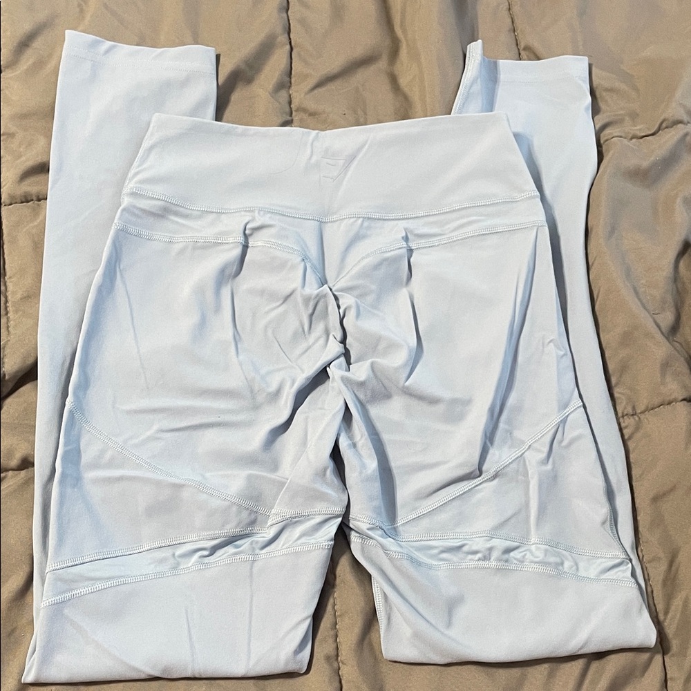 Light Blue High-Waisted Leggings